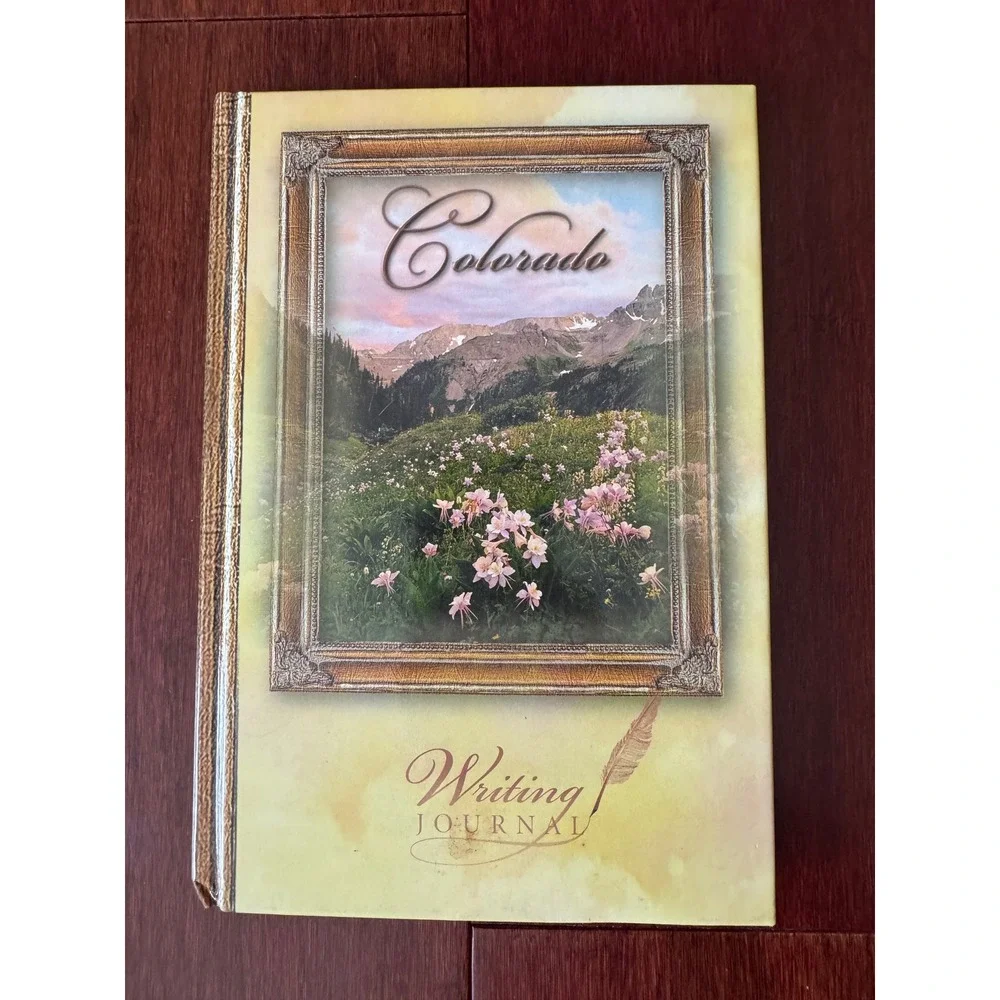 Colorado Writing Journal Hardcover Mountain Landscape Lined Notebook 5.25x7.75